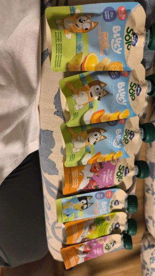 Bolsitas Hero Bluey (Naranja, Mediterráneo, Yogur)