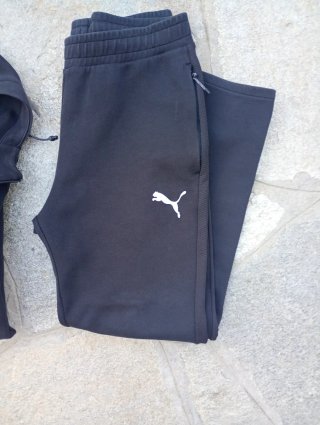 Tuta Puma Nera Felpa S Pantaloni L