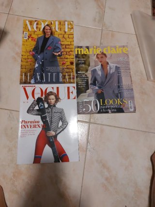Revistas Vogue y Marie claire revistas. Lote de 3