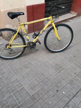Bicicleta Montaña Amarilla
