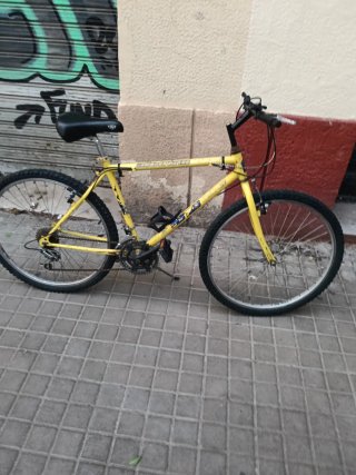 Bicicleta Montaña Amarilla