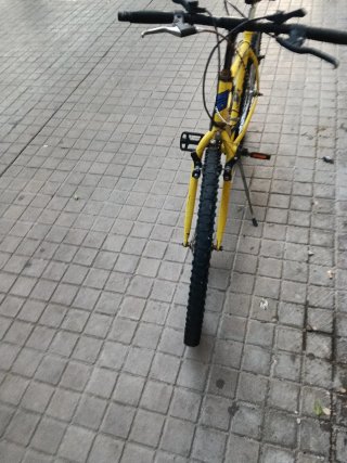 Bicicleta Montaña Amarilla