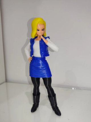 Figura Androide C-18 Impresión 3D