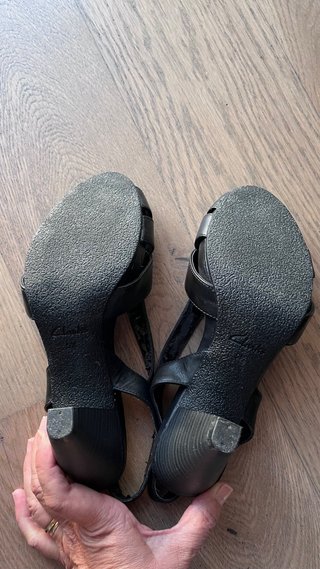 Sandalias Clarks Softwear Negras T 39
