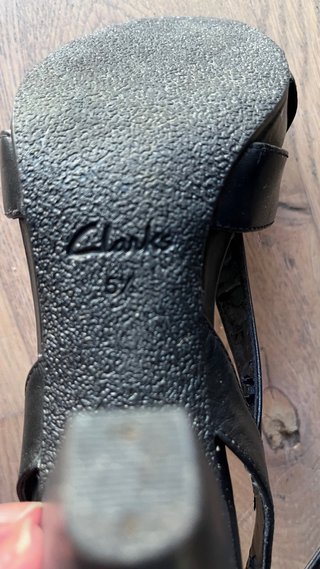 Sandalias Clarks Softwear Negras T 39