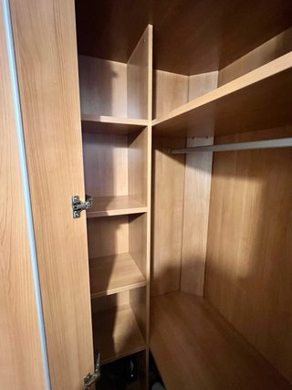 Armario Esquinero de Madera Color Roble