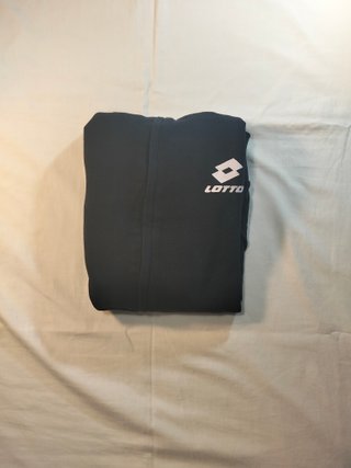 Sudadera Lotto Negra Cremallera Talla S