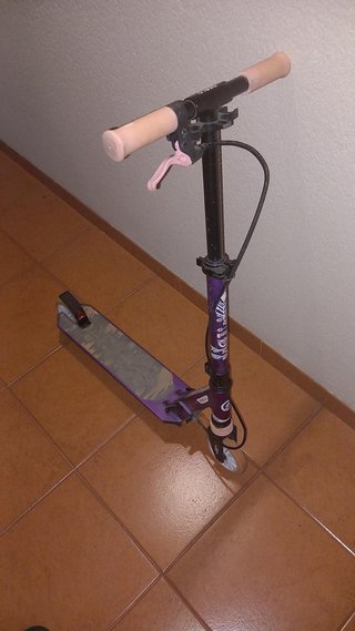 Patinete infantil morado