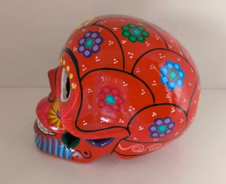 Calavera Mexicana Decorativa Grande