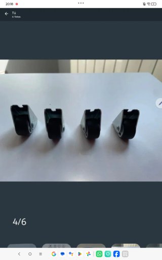 Set de 4 Ruedas Giratorias