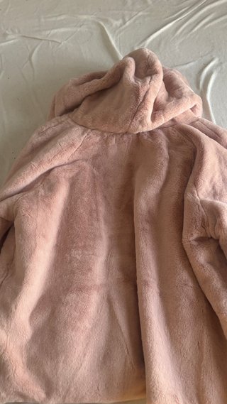 Abrigo de Peluche Rosa