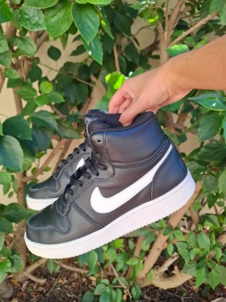 Zapatillas Nike Ebernon Mid Negras Talla 39