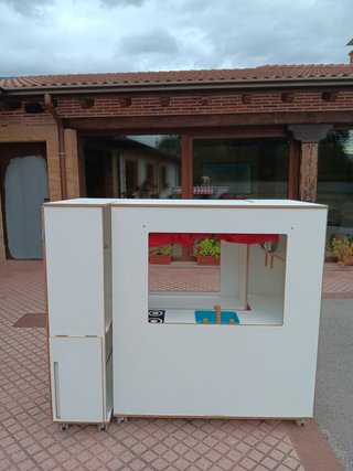 Cocina y Supermercado de Juguete con Ruedas