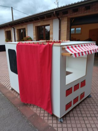 Cocina y Supermercado de Juguete con Ruedas