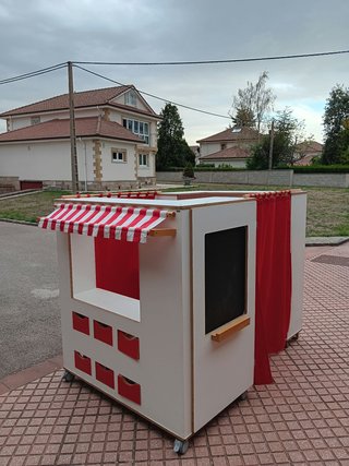 Cocina y Supermercado de Juguete con Ruedas