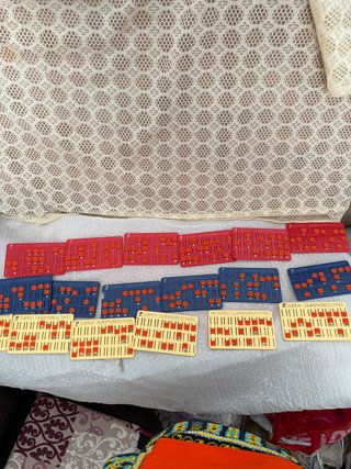 Lote 18 Cartones de Bingo Automáticos Chicos