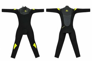 Neopreno niño Quiksilver negro y amarillo 4,3