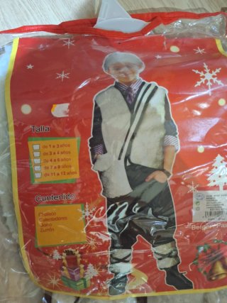 Disfraz de Pastor para Niño Talla 7 a 9