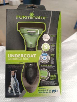 Peine FURminator para perros pelo corto S - nuevo
