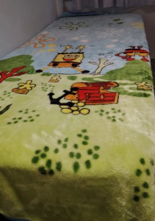 Manta de Forro Polar Bob Esponja