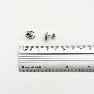Anillo y Pendientes de oro 18kt diamantes negros