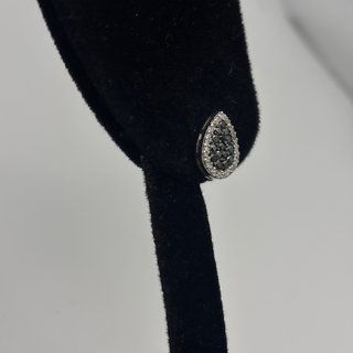 Anillo y Pendientes de oro 18kt diamantes negros