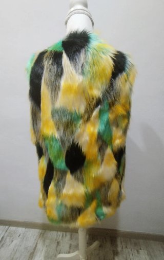 Chaleco pelo multicolor Yes Miss.