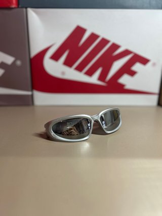 Gafas de Sol Y2K Streetwear Gris/Plata