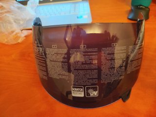 Pantalla para casco agv