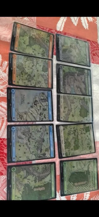 Set 10 Cartas Magic El Señor de los Anillos Foil