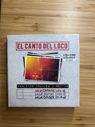 El Canto del Loco Caja Edición Limitada CD+DVD