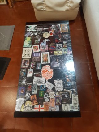 Mesa de centro Ikea negra