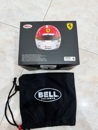 Casco Bell Ferrari Leclerc 2026 Autografato COA
