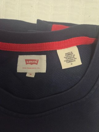 Sudadera Levi's Azul y Roja Talla M