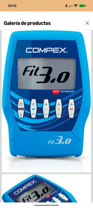 Compex Fit 3.0 NUEVO Dale corriente a tus músculos