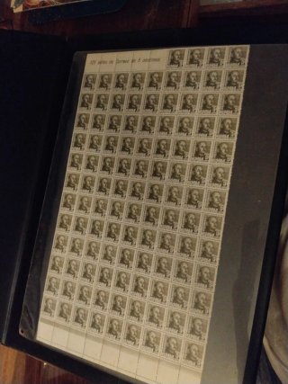 125 Sellos Correos 5 céntimos 5€ todo el lote
