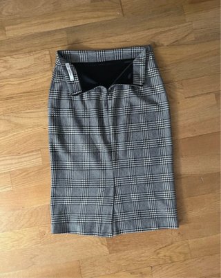 Falda de cuadros Mango T34/XS