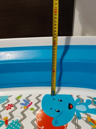 Bañera Bebé Portátil Plegable Azul