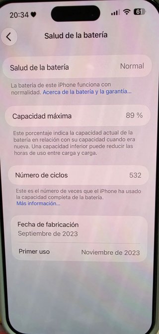 iPhone 15 Pro Max 256GB Blanco