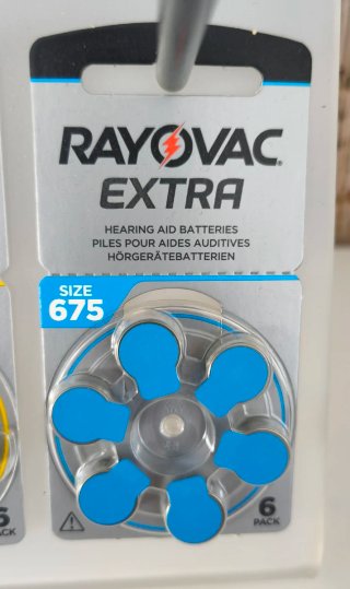 Pilas Rayovac Extra para audífonos