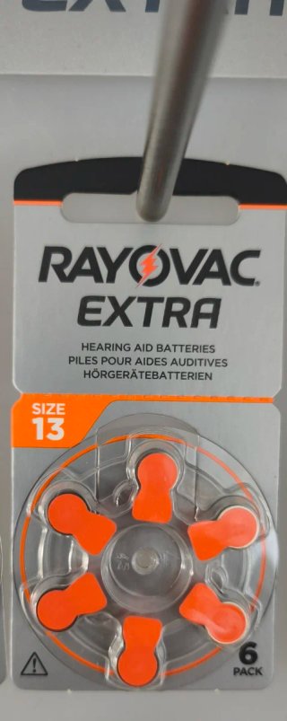 Pilas Rayovac Extra para audífonos