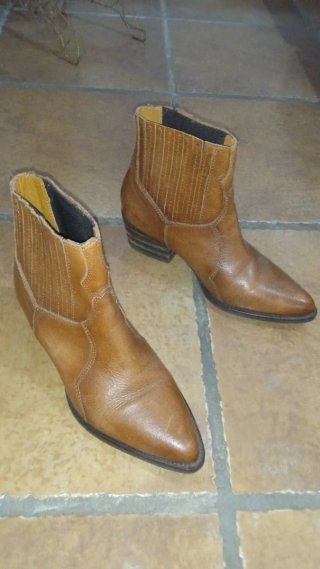 Botas de Cuero Marrones