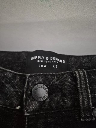 Pantalón Vaquero Supply & Demand Negro Talla XS