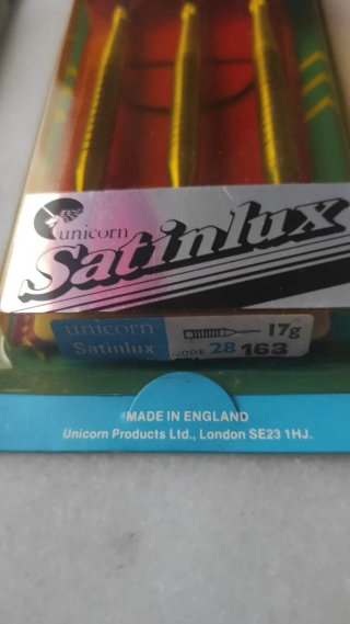 Dardos Unicorn Satinlux Tungsteno