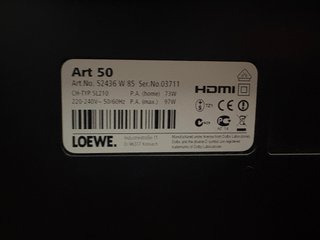 Televisor Loewe Pantalla Plana 55