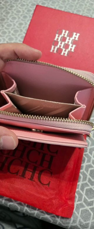 Monedero Cartera Carolina Herrera Rosa