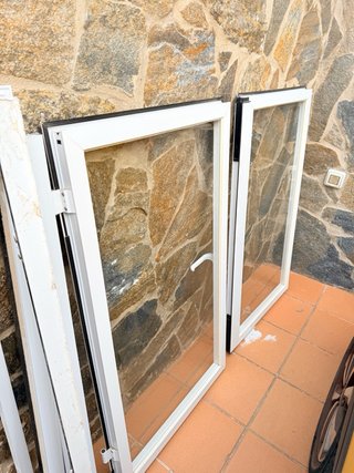 2 Ventanas Aluminio Practicables