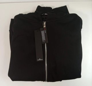 Sudadera Stone Island Negra Cremallera