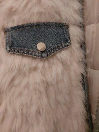 Cazadora vaquera peluda mujer  talla 38 ,40