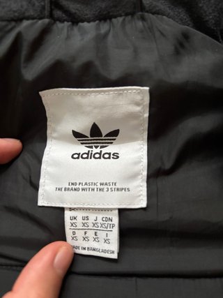Chaqueta Acolchada Adidas Originals Negra XS